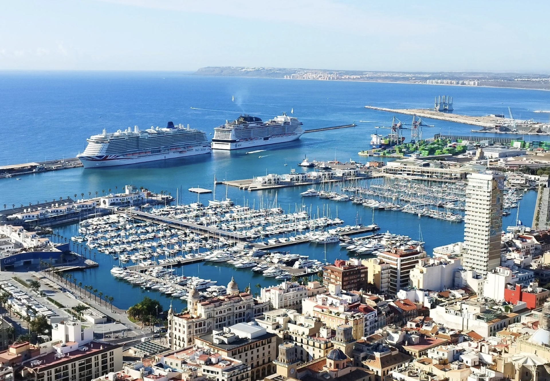 Alacant · Badia i Port amb Creuers